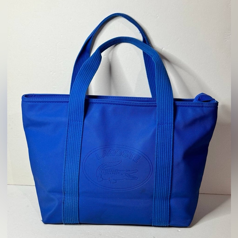 Lacoste Bright Blue Tote Bag